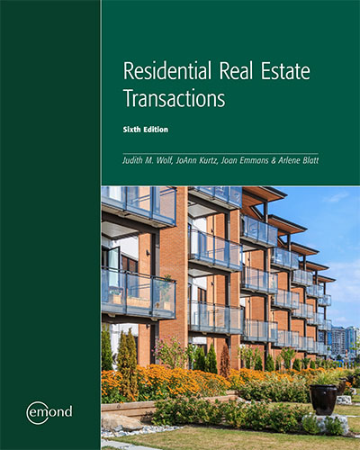 Residential Real Estate Transactions, 6th Edition